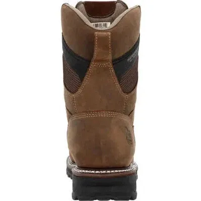 Georgia Men's Logger LTX 9" Composite Toe Waterproof 400G Work Boot -Brown- GB00681