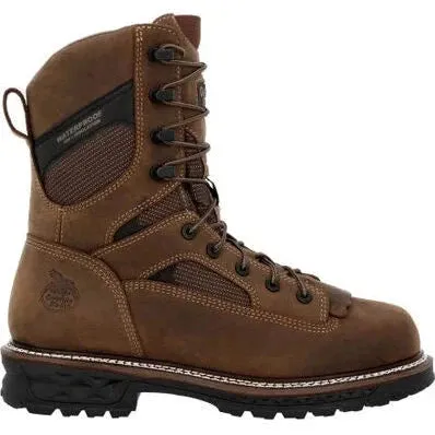 Georgia Men's Logger LTX 9" Composite Toe Waterproof 400G Work Boot -Brown- GB00681