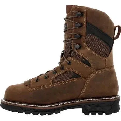 Georgia Men's Logger LTX 9" Composite Toe Waterproof 400G Work Boot -Brown- GB00681