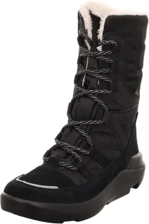 Girl's Twilight Snow Boot, Black 0000, 2 UK Narrow