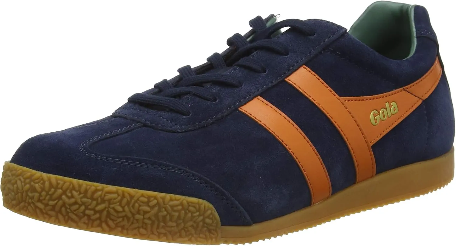 Gola Men's Harrier Sneaker, Navy Moody Orange Sage, 8.5