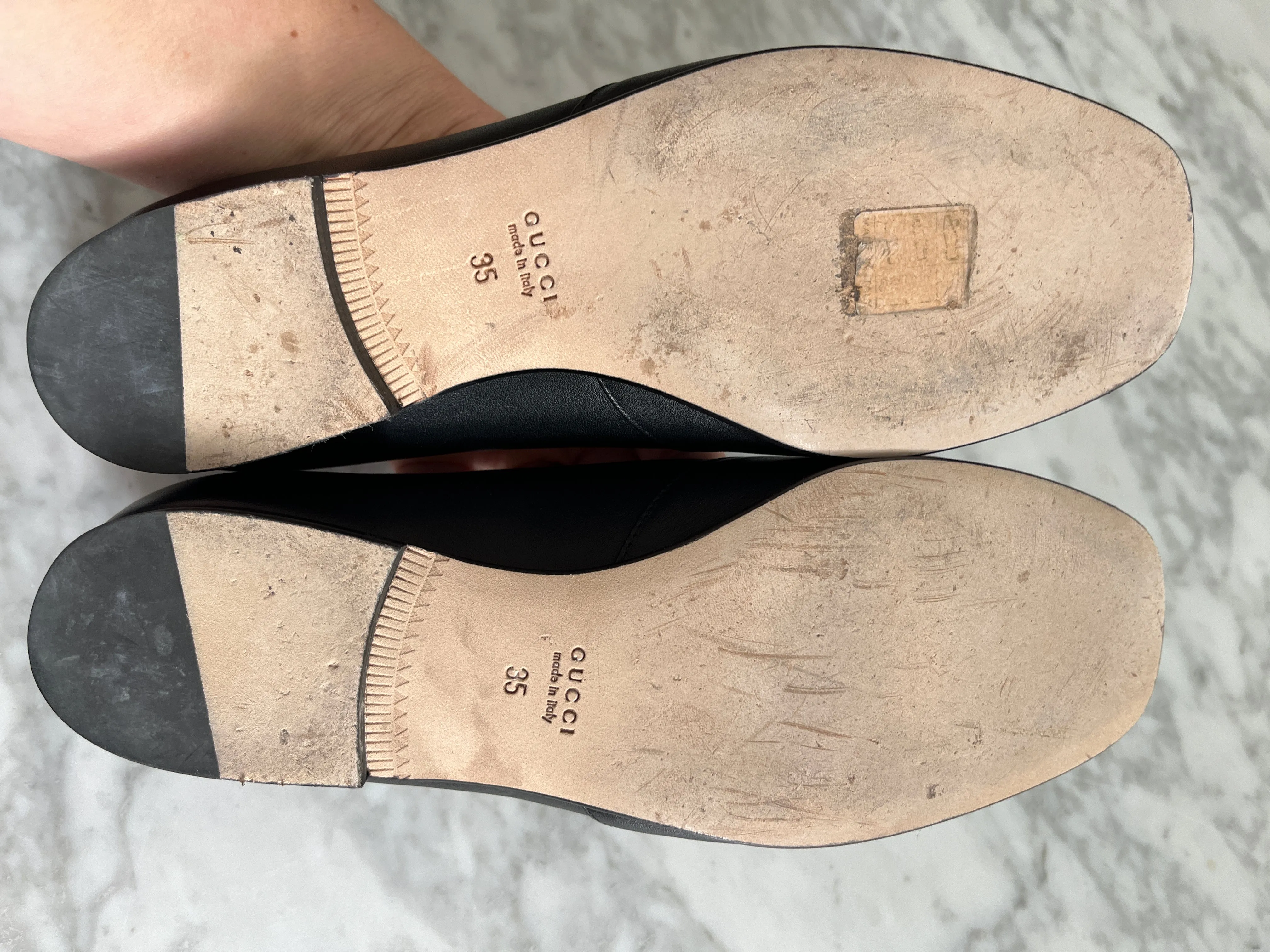 GUCCI - Miro soft leather Horsebit loafer - Sz 35