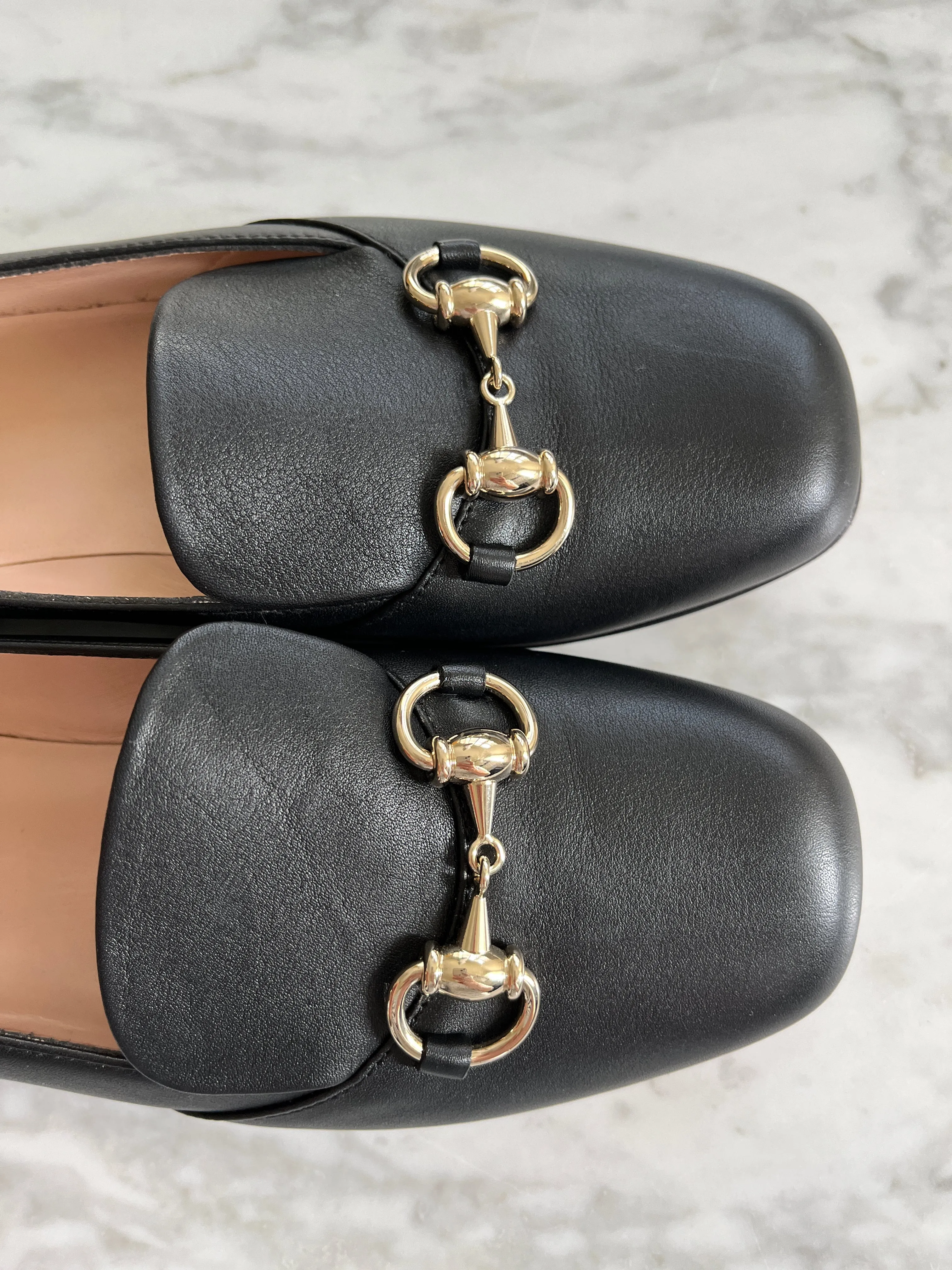 GUCCI - Miro soft leather Horsebit loafer - Sz 35