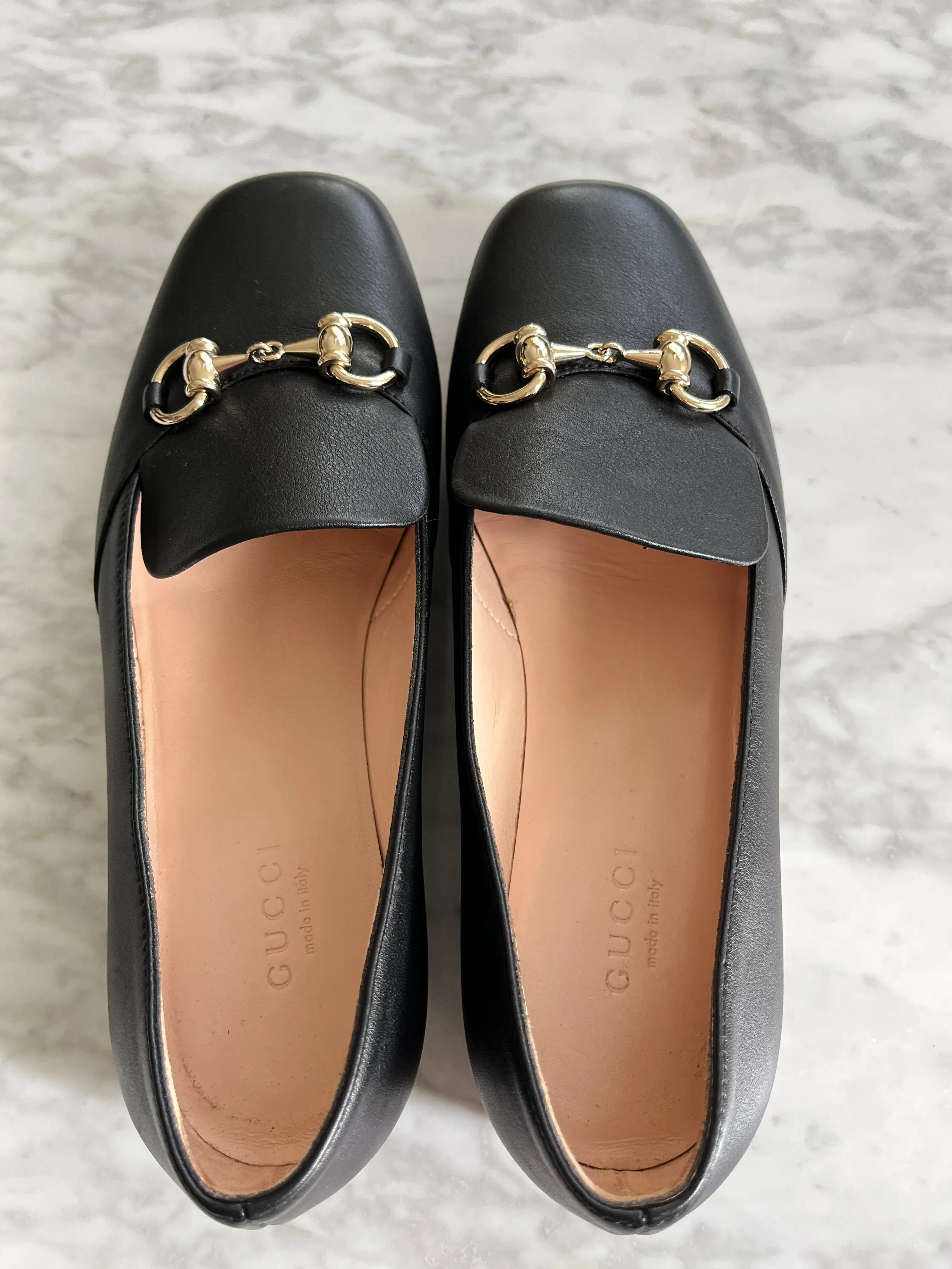 GUCCI - Miro soft leather Horsebit loafer - Sz 35