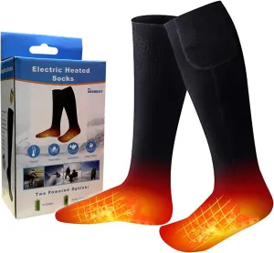 Heated Electric Warm Thermal Boot Socks,Rechargeable Battery Powered Winter Foot Warmers,Winter Heating Sox Chronically Feet(Battery not Included)
