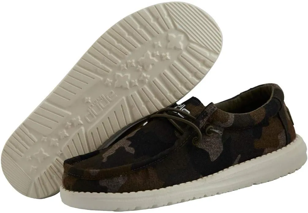 Hey Dude Boys Wally Linen Shoes