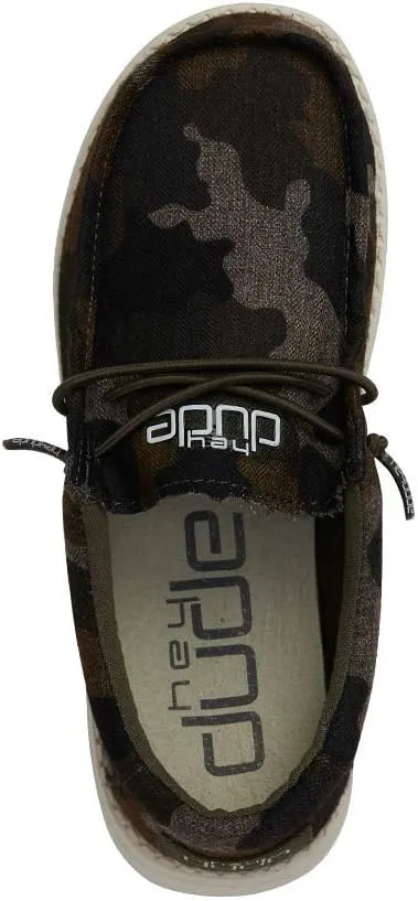 Hey Dude Boys Wally Linen Shoes