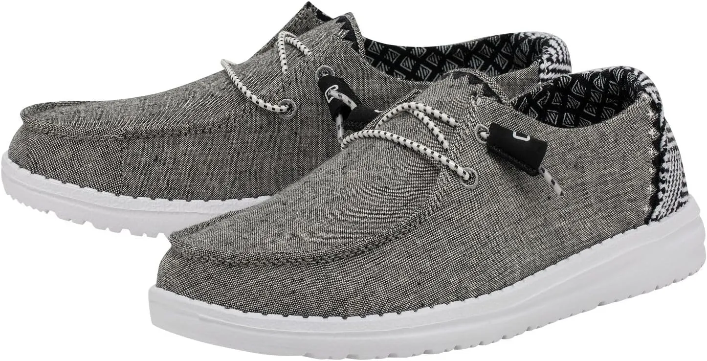 Hey Dude Women's Wendy Chambray Lace-Up Loafer