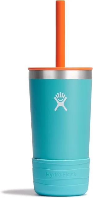 Hydro Flask Kids Tumbler Jr. Stainless Steel Vacuum Insulated Tumbler Cup with Lid and Straw for Cold Water and Drinks for Sports, School, Camp, Lunch