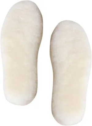 Insoles Women Warm Sheepskin Boot Inserts for Men Women Adults Winter Shoes
