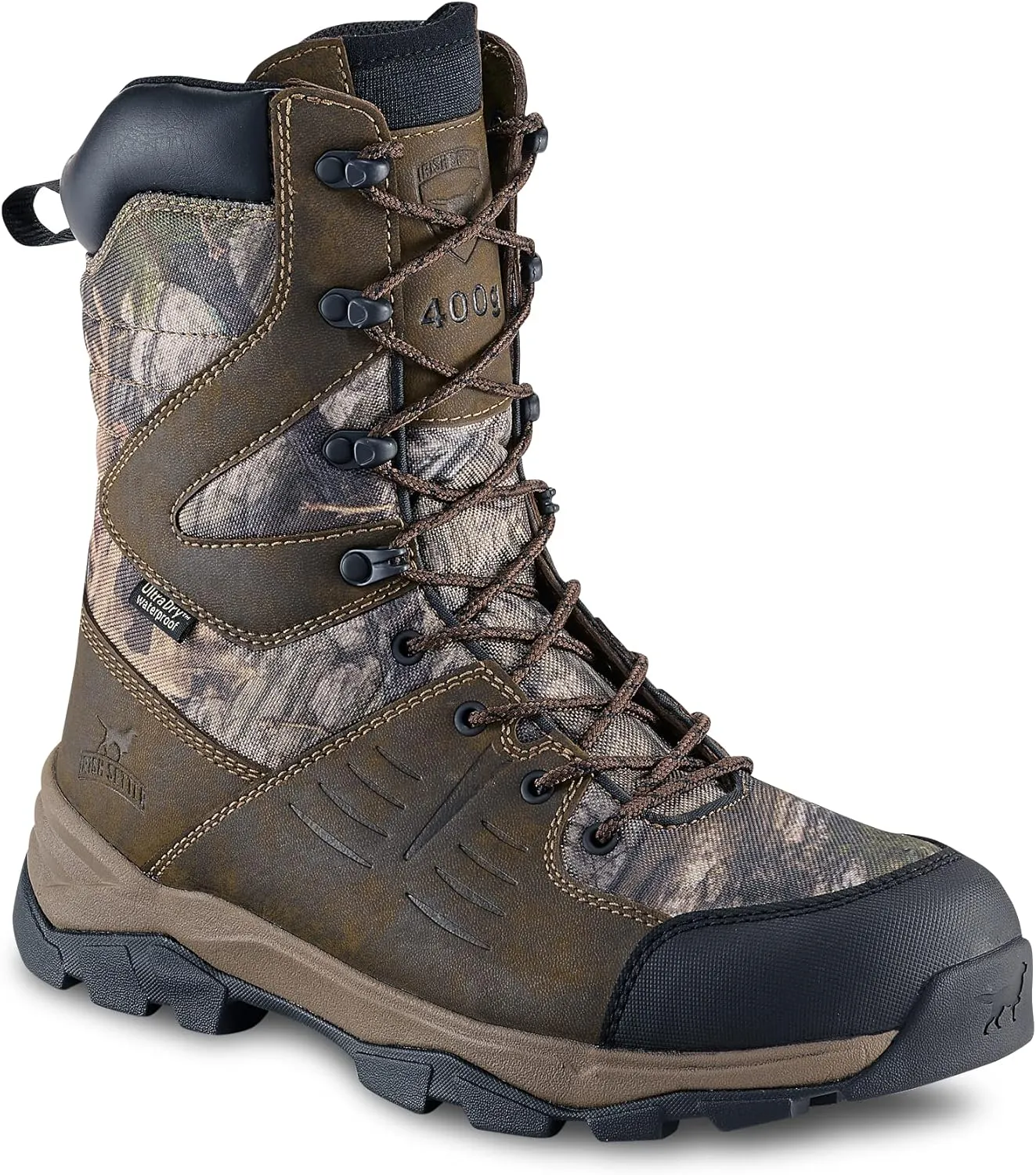 Irish Setter, Terrain, Men’s, 10", Waterproof, Insulated 400g, Hunting Boot, Mossy Oak Country DNA