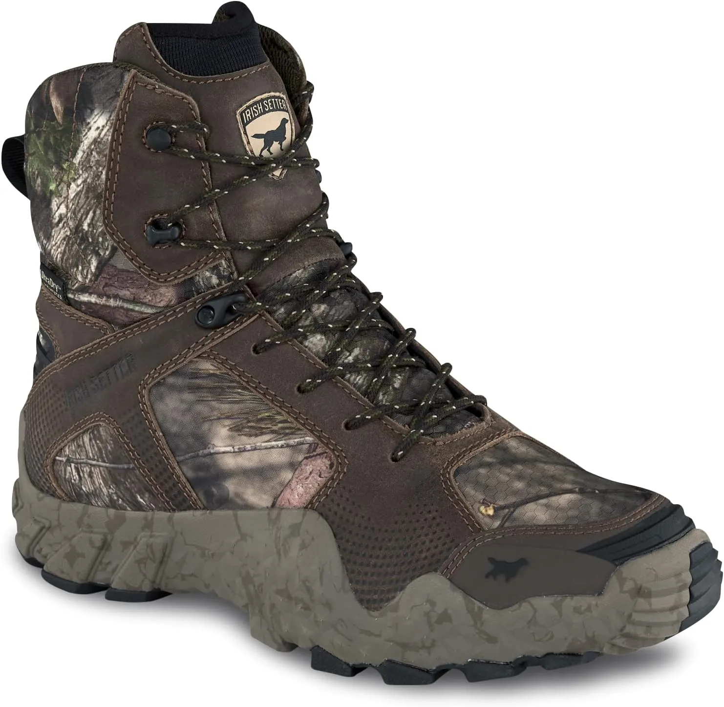 Irish Setter, VaprTrek, Men’s, 8", Waterproof, Insulated 400g, Hunting Boot, Mossy Oak Break-up Country