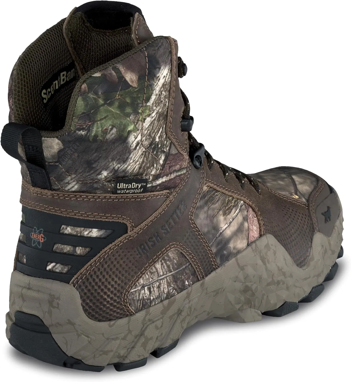 Irish Setter, VaprTrek, Men’s, 8", Waterproof, Insulated 400g, Hunting Boot, Mossy Oak Break-up Country
