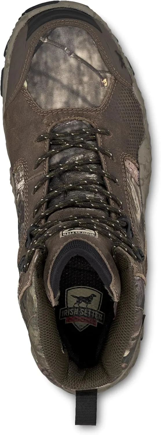 Irish Setter, VaprTrek, Men’s, 8", Waterproof, Insulated 400g, Hunting Boot, Mossy Oak Break-up Country