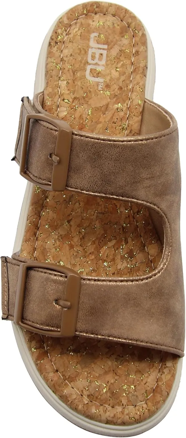 JBU Women's Fashion Wedge Sandal