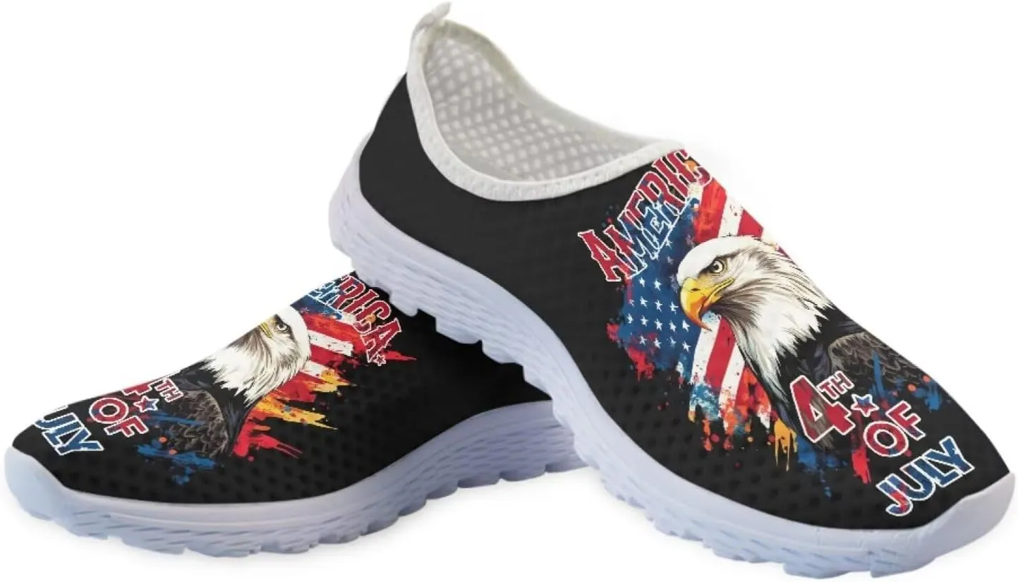 Jeiento Halloween Shoes for Women Men Halloween Party Walking Running Sneaker Shoes Slip-On Breathable Mesh Workout Fashion Shoes