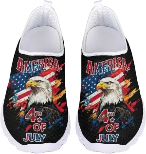 Jeiento Halloween Shoes for Women Men Halloween Party Walking Running Sneaker Shoes Slip-On Breathable Mesh Workout Fashion Shoes