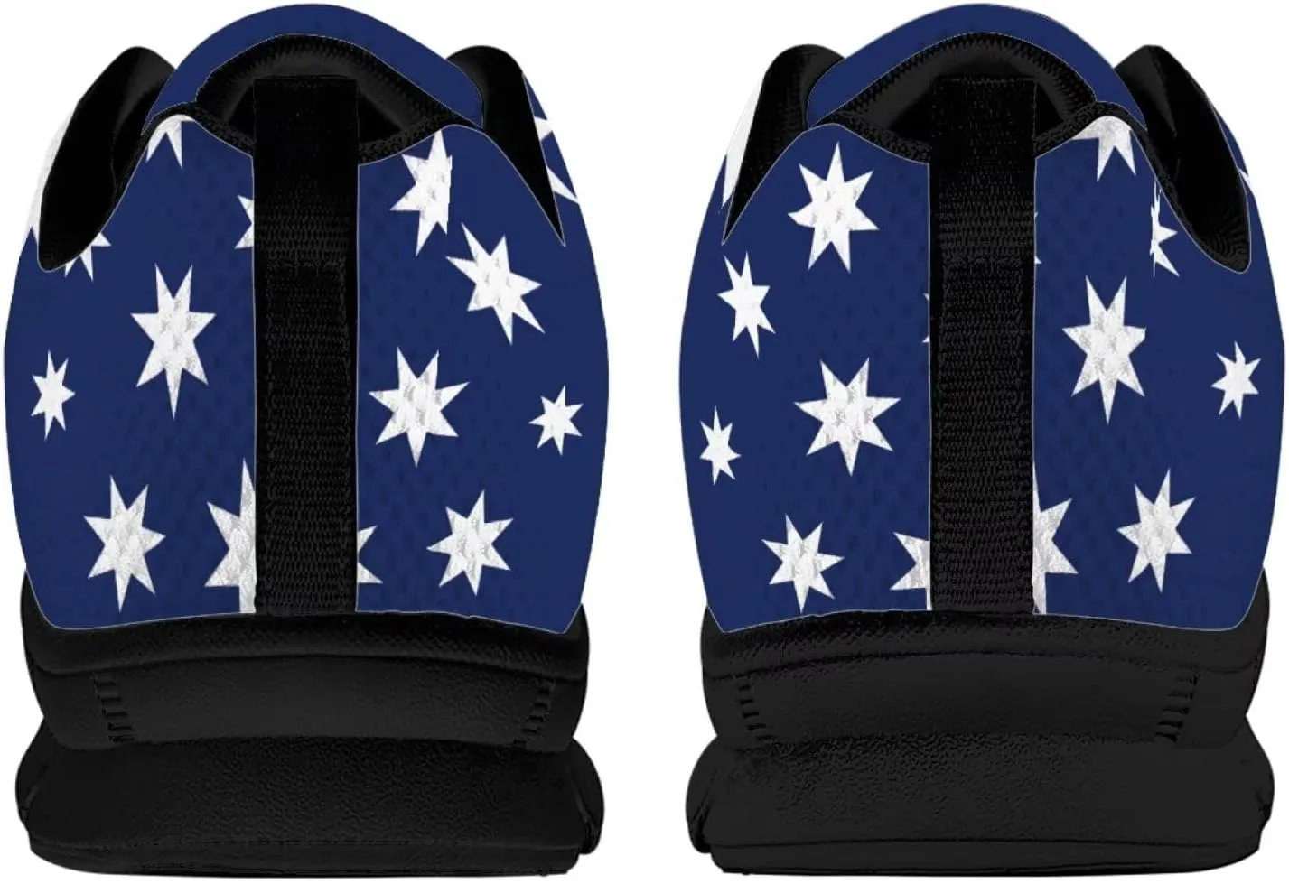 Jeiento Womens Fashion Sneaker American Flag Shoes for Men Women Casual Running Sports Slip On Sneakers Comfort Lace Up Walking Shoes