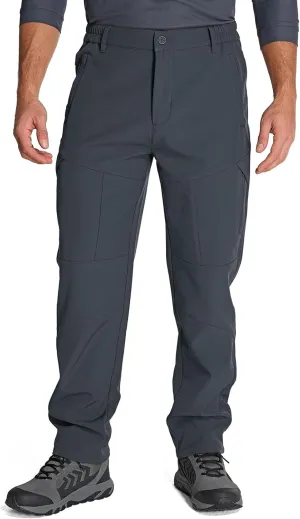 Jessie Kidden Mens Hiking Pants Water Repellent Outdoor Snow Ski Fishing Camping Walking Fleece Lined Insulated Winter Pants