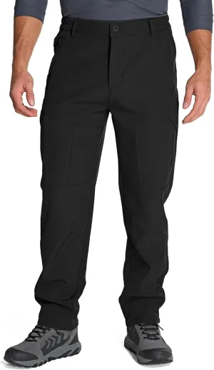 Jessie Kidden Mens Hiking Pants Water Repellent Outdoor Snow Ski Fishing Camping Walking Fleece Lined Insulated Winter Pants