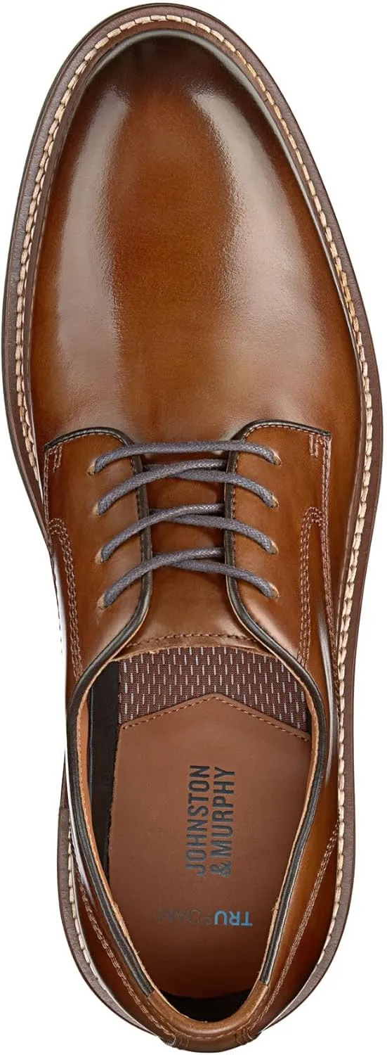 Johnston & Murphy Men's Upton Plain Toe Lace Up Dress Shoe