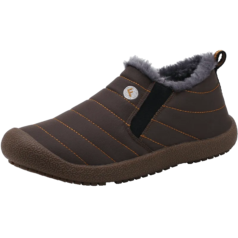 Kaegreel Unisex Women's Waterproof Warm Plush Lined Outdoor Snow Ankle Boots (People with wide/thick/arched feet are advised to choose a larger shoe.)