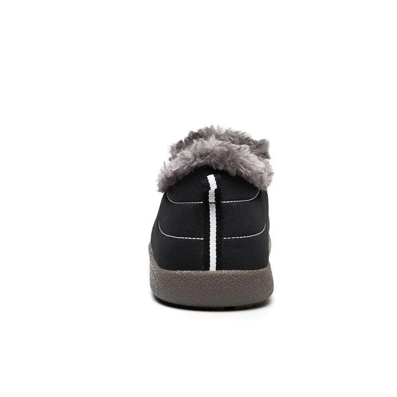 Kaegreel Unisex Women's Waterproof Warm Plush Lined Outdoor Snow Ankle Boots (People with wide/thick/arched feet are advised to choose a larger shoe.)