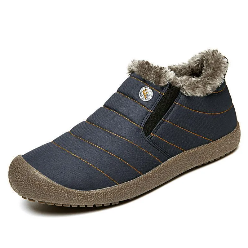 Kaegreel Unisex Women's Waterproof Warm Plush Lined Outdoor Snow Ankle Boots (People with wide/thick/arched feet are advised to choose a larger shoe.)