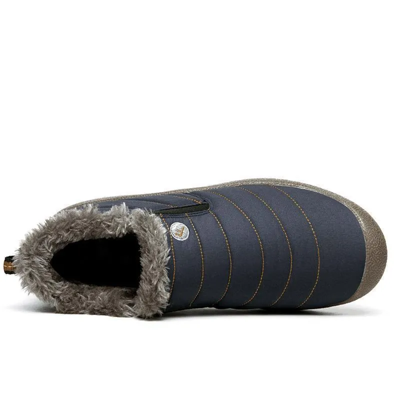 Kaegreel Unisex Women's Waterproof Warm Plush Lined Outdoor Snow Ankle Boots (People with wide/thick/arched feet are advised to choose a larger shoe.)