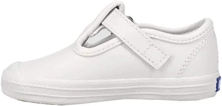 Keds Baby-Girl's Champion Lace Toe Cap Tstrap Sneaker