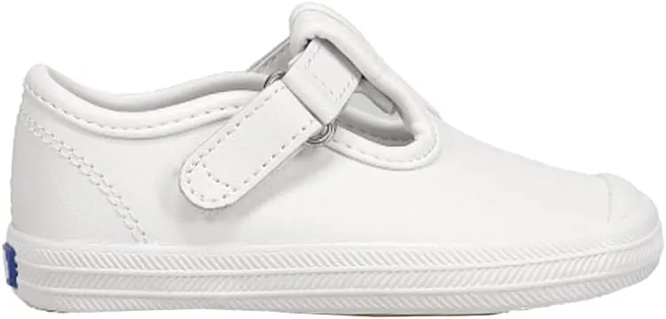 Keds Baby-Girl's Champion Lace Toe Cap Tstrap Sneaker