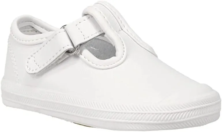 Keds Baby-Girl's Champion Lace Toe Cap Tstrap Sneaker