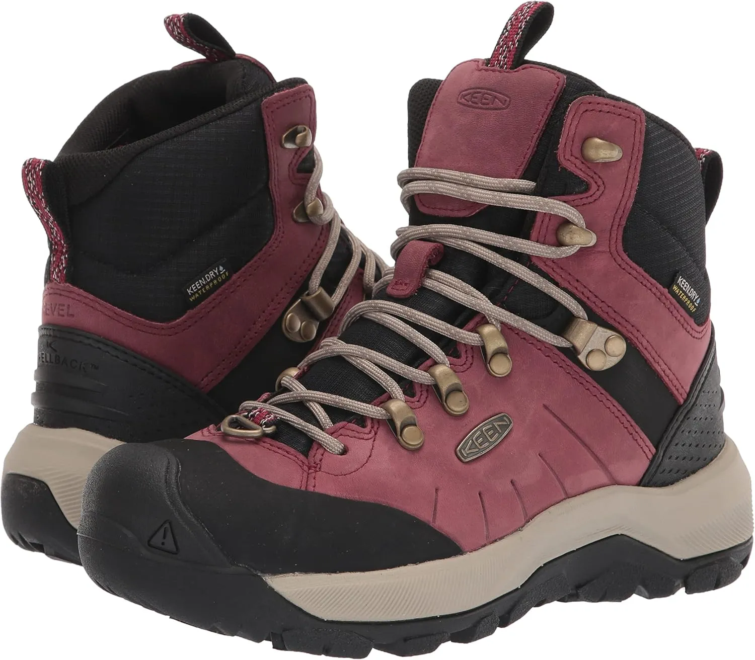 KEEN Women's Revel 4 Mid Height Polar Insulated Waterproof Snow Boots