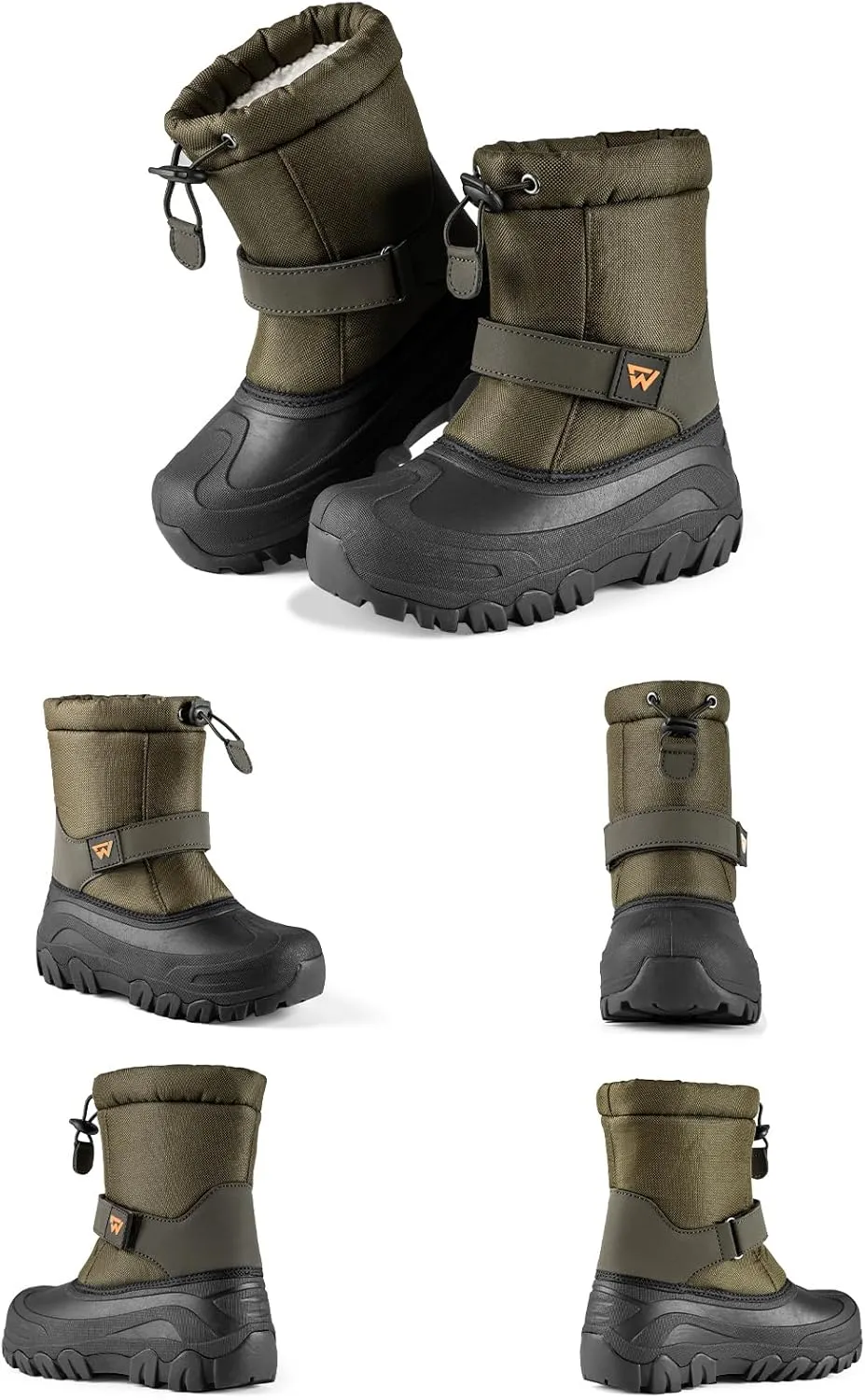 Kids Snow Boots Warm Waterproof Boys Winter Boot Non Slip Snow Shoes Outdoor Boys Girls Snow Boots