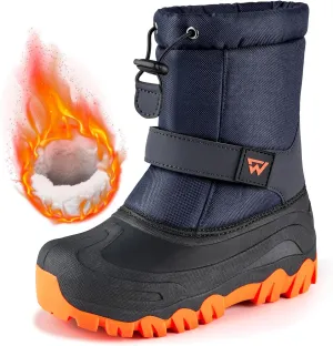 Kids Snow Boots Warm Waterproof Boys Winter Boot Non Slip Snow Shoes Outdoor Boys Girls Snow Boots