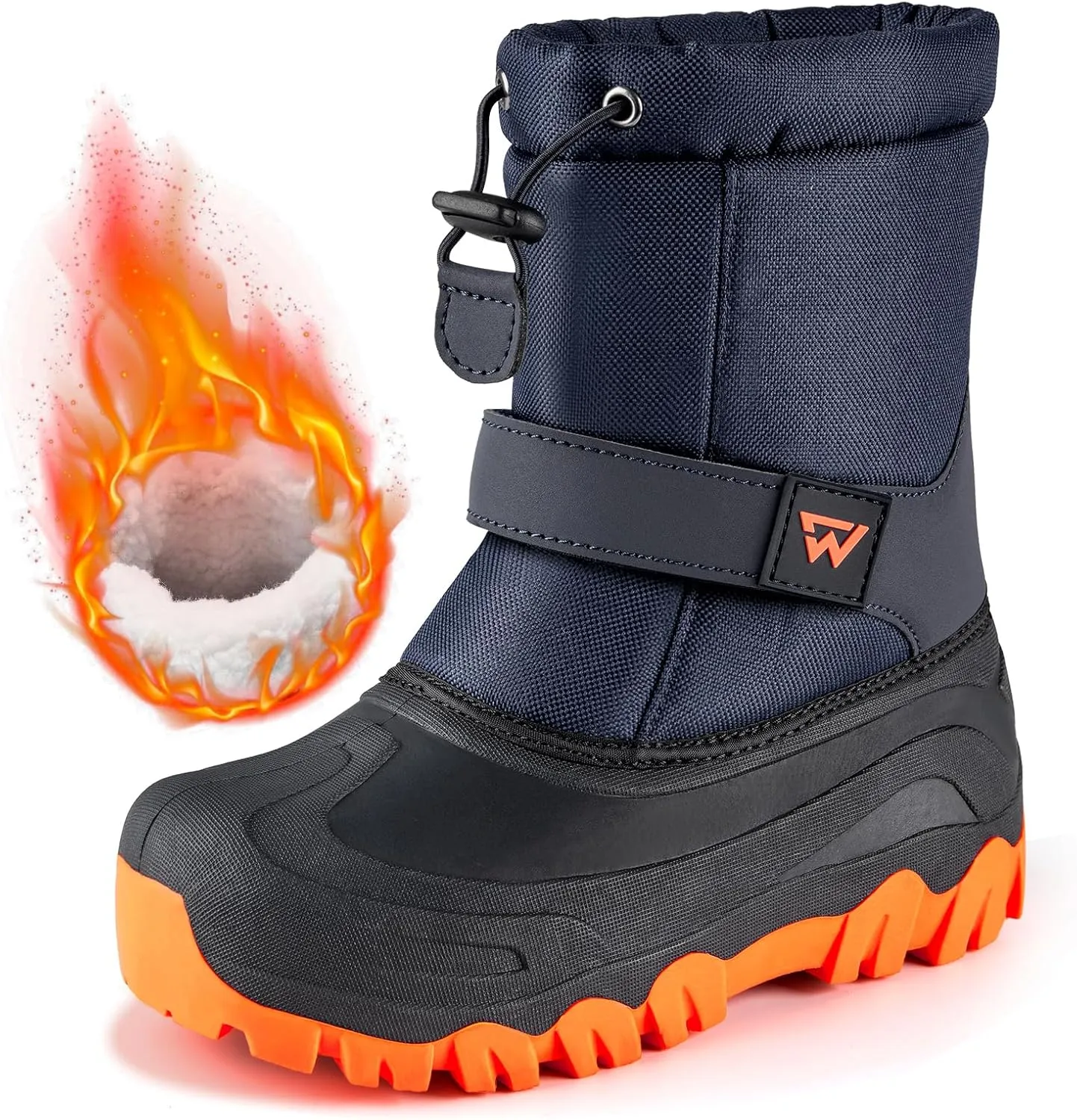 Kids Snow Boots Warm Waterproof Boys Winter Boot Non Slip Snow Shoes Outdoor Boys Girls Snow Boots
