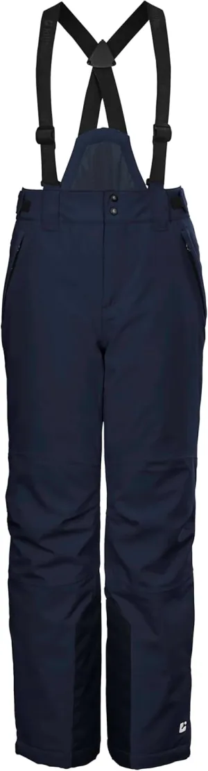 KSW 79 BYS SKI PNTS, Boys’ Functional Trousers/ski Trousers with Zip-Off bib, Snow Guard and Edge Protection, dunkelnavy,