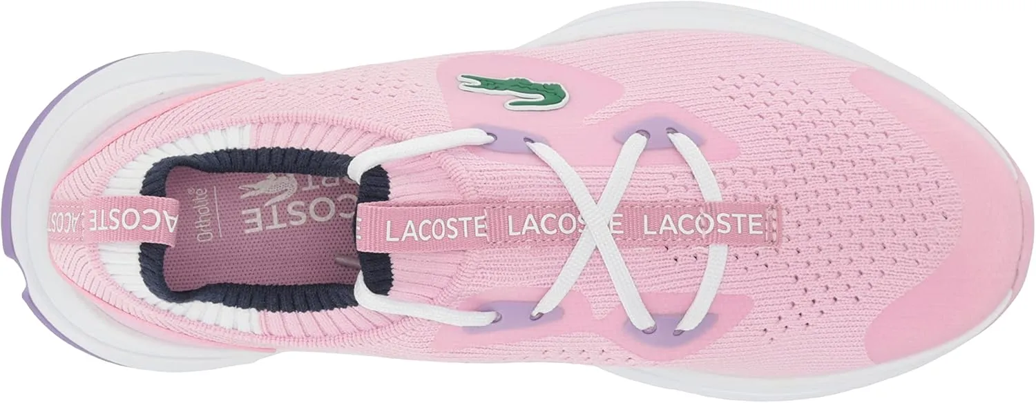 Lacoste Kids' Run Spin Knit Sneaker