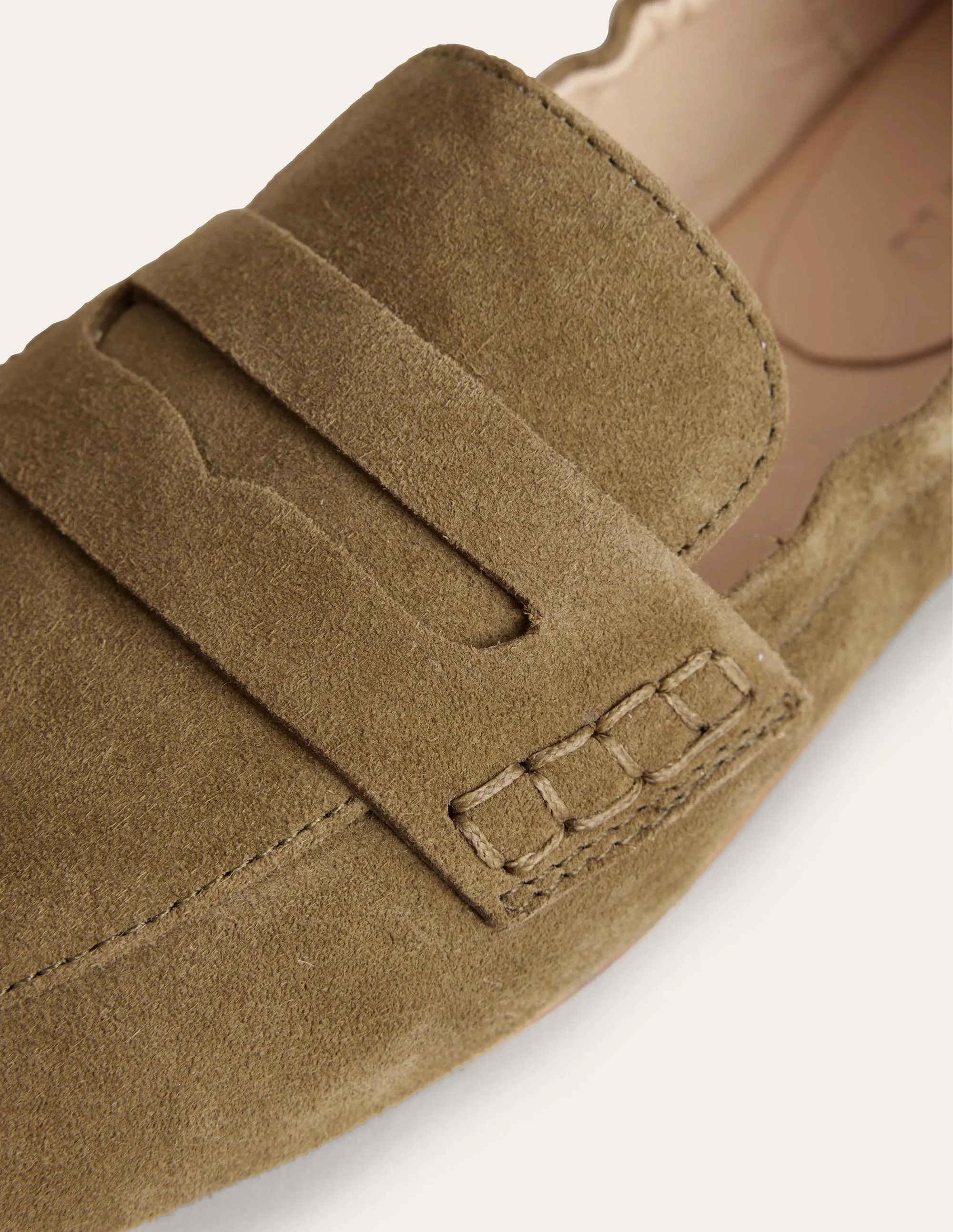 Loafer mit flexibler Sohle-Dunkles Olivgrün