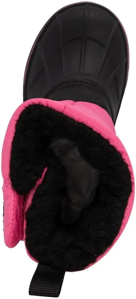 LONDON FOG Jett Waterproof Unisex Kids Snow Boot, Insulated Fleece Lined, Size 5 Toddler to 6 Big Kid, Black, Navy Blue, Grey