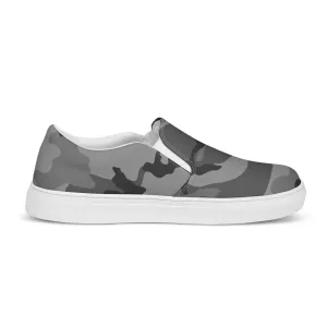 M81 Urban Camo Men's Slip-On Sneaker (Gray-Dominant)