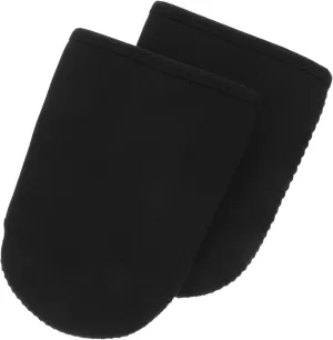 MAGICLULU 2pcs Toe Protector Ice Barrel Bathtub Cover Covers for Running Shoes Insulated Waterproof Boot Covers Insulated Boot Covers Ski Boot Covers for Snow Boot Warmer Black Neoprene
