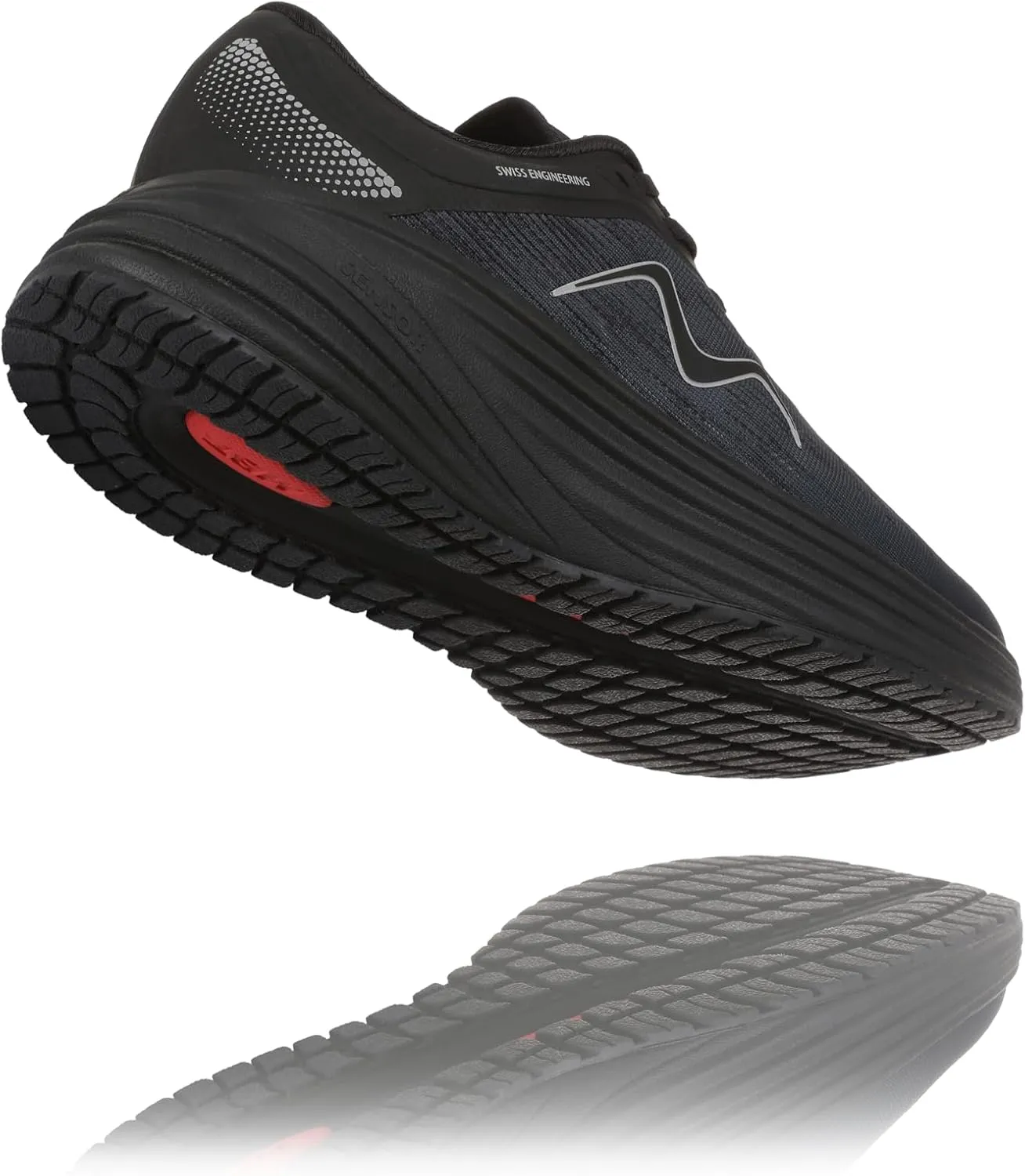 MBT M-3000 Lace Up Running Shoes in Black for Women