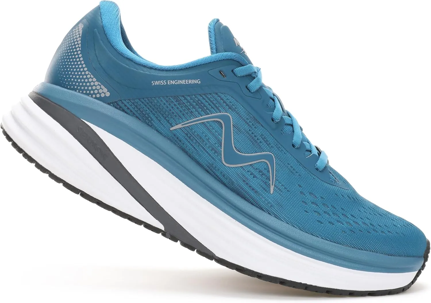 MBT M-3000 Lace Up Running Shoes in Navy for Men