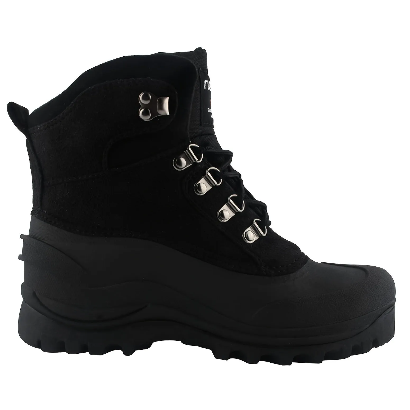 Men's Cozy Winter Snow Boots with Fluffy Warm Lining, Non-Slip Rubber Sole, Durable Fabric & Lace-Up Short Boot Design