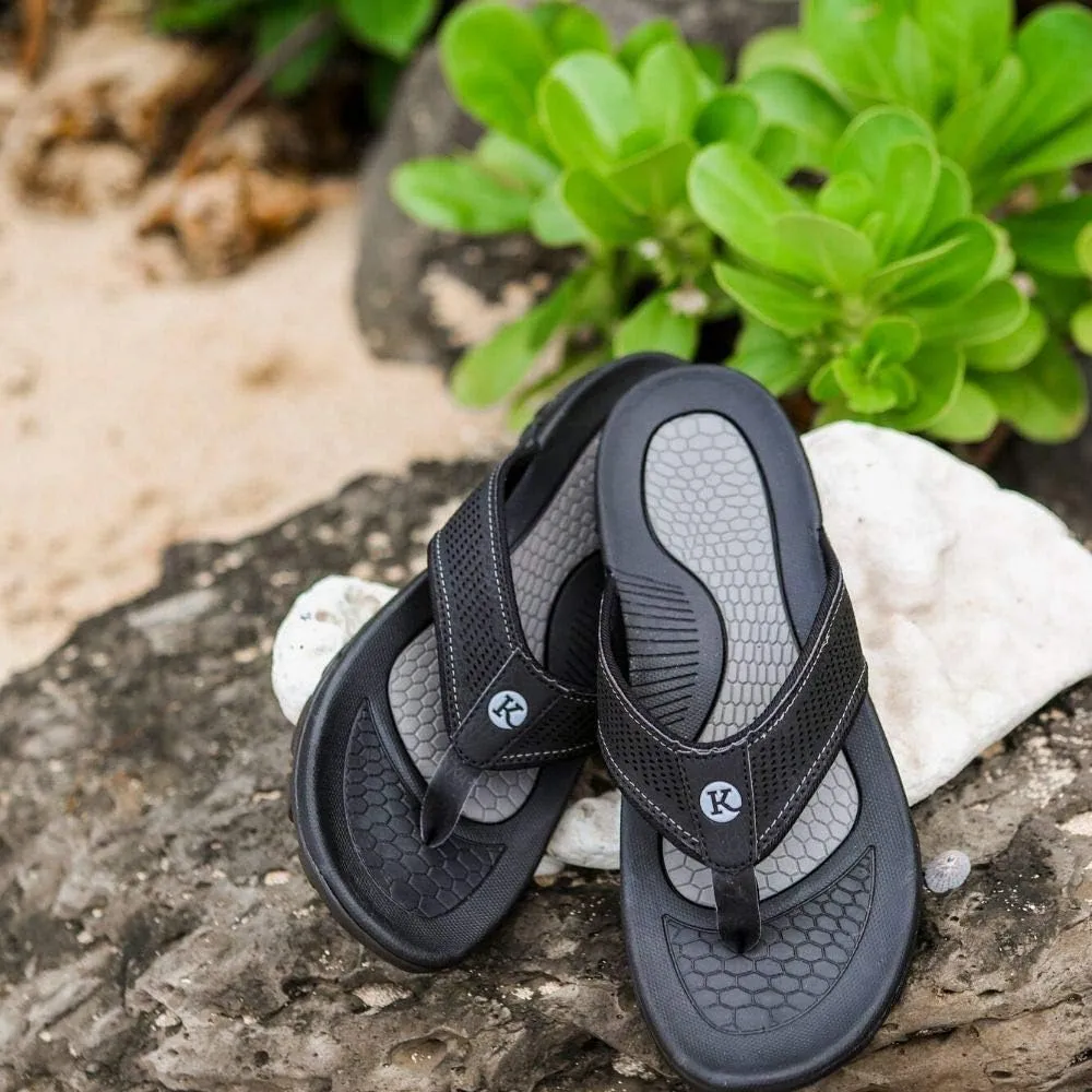 Men's Drifter Sport Flip Flops | Comfortable Durable Rubber and Heavy-Duty Tread
