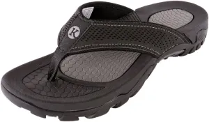 Men's Drifter Sport Flip Flops | Comfortable Durable Rubber and Heavy-Duty Tread