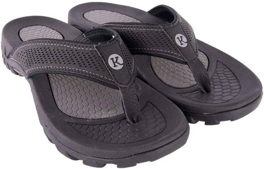 Men's Drifter Sport Flip Flops | Comfortable Durable Rubber and Heavy-Duty Tread