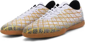 Men's Indoor Soccer Shoes Unisex Futsal Traine Sneaker for Training Flat Outsole