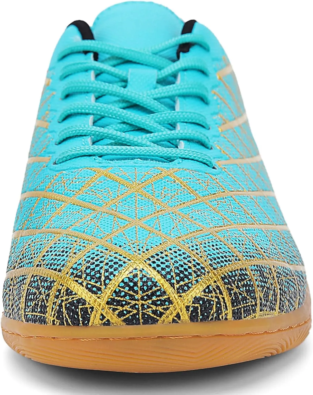 Men's Indoor Soccer Shoes Unisex Futsal Traine Sneaker for Training Flat Outsole